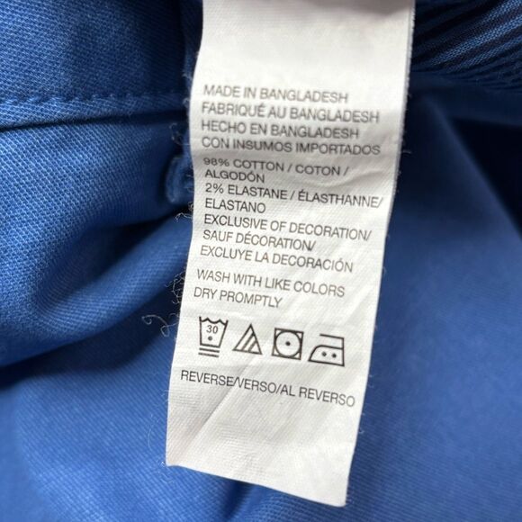 Izod Men's Size 40 Classic Fit Stretch Chino‎ Shorts Bermuda 7" Inseam NWT - Picture 8 of 16